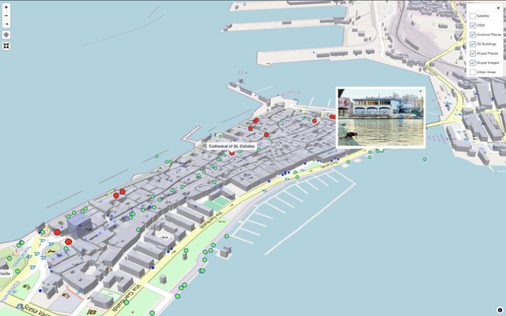 Drupal (progressive) decoupled with React and Maplibre